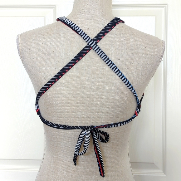 Bar III Tribal Print Vessi Halter Bikini Top - Picture 6 of 7